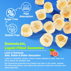 LILICARE blue light defense gummies highlight triple-layer retina protection