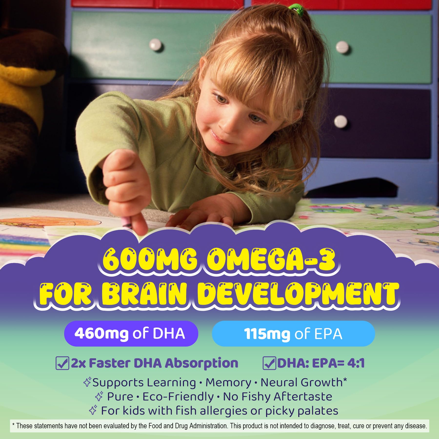 LILICARE D3 K2 vitamin packaging communicates bone-support nutrition for growing kids