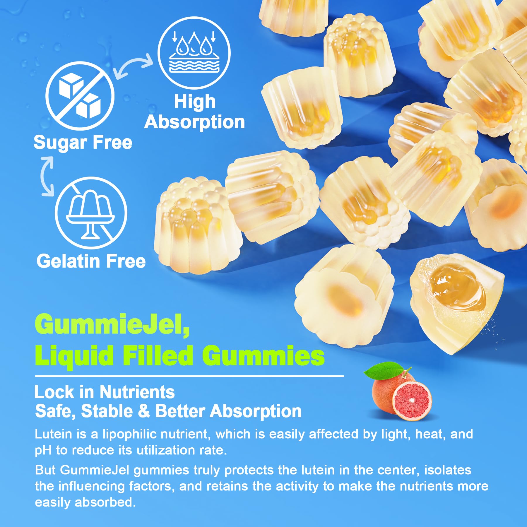 LILICARE gummy inner filling technology preserves freshness and potency
