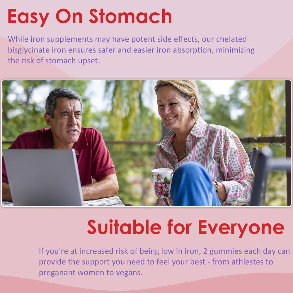 LILICARE Iron Gummies vitamin B12 emphasis—potential energy support.