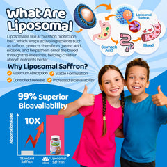 LILICARE kids calm focus gummies bear shape for study and school days