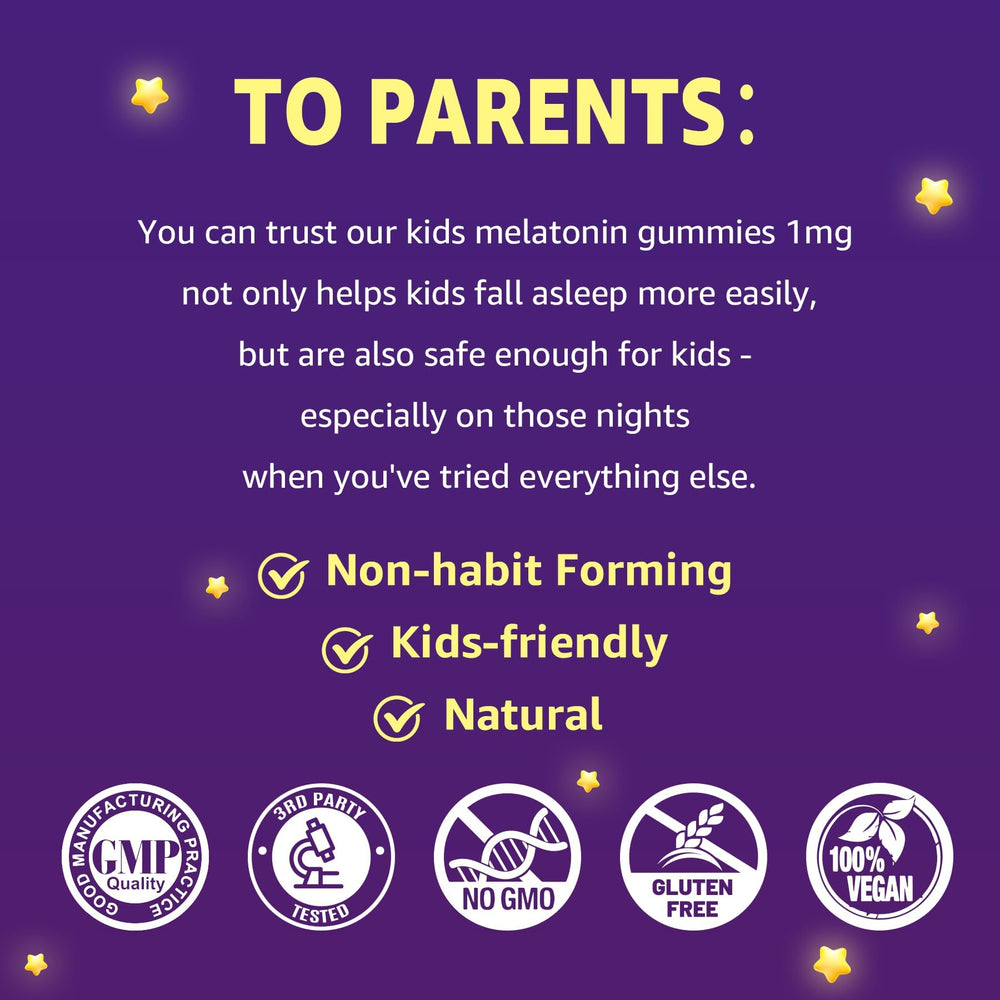LILICARE Kids Sleep Gummies kid-safe packaging supports confident bedtime routine.