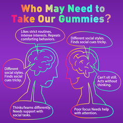 LILICARE Kids Sleep Gummies closeup chews highlight friendly texture for kids.