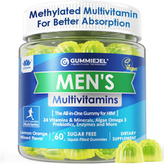 LILICARE Men's Multivitamins Gummies bottle-front shows convenient daily nutrition in a tasty format
