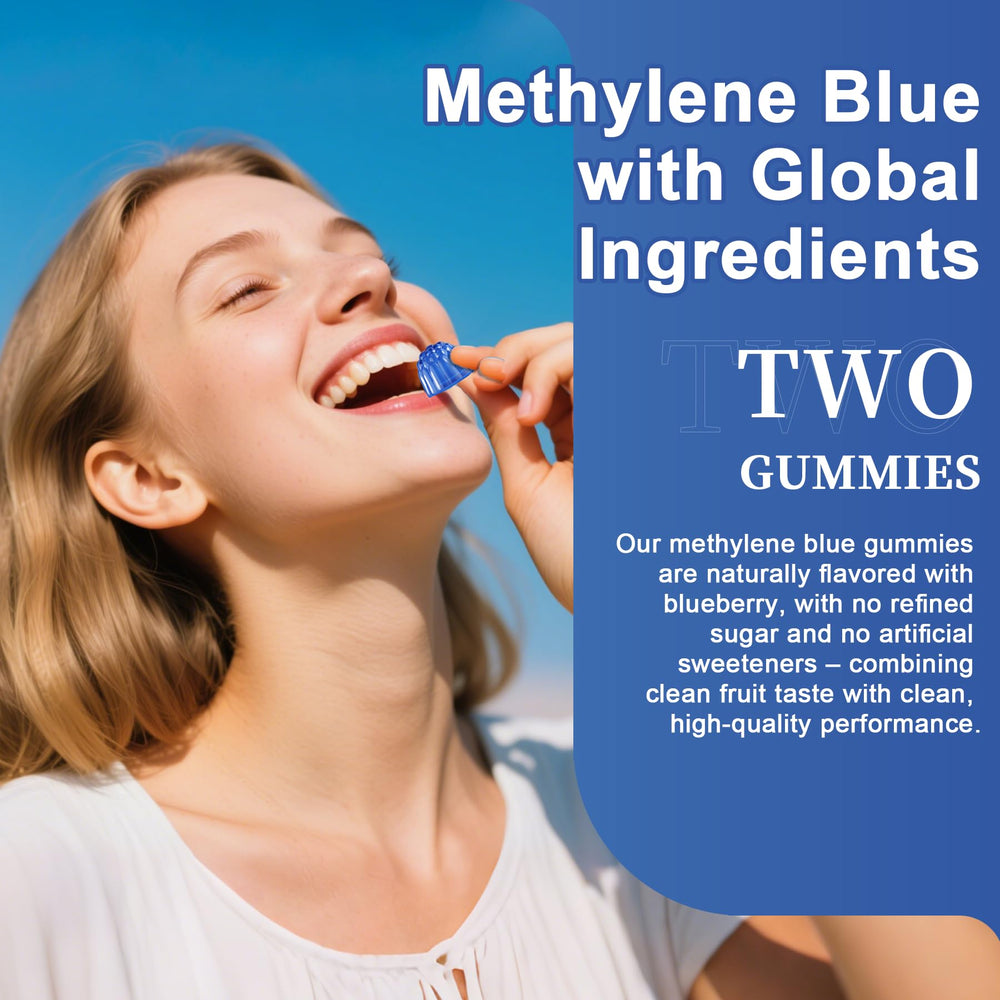 LILICARE Methylene Blue Gummies easy-open cap for quick daily intake.