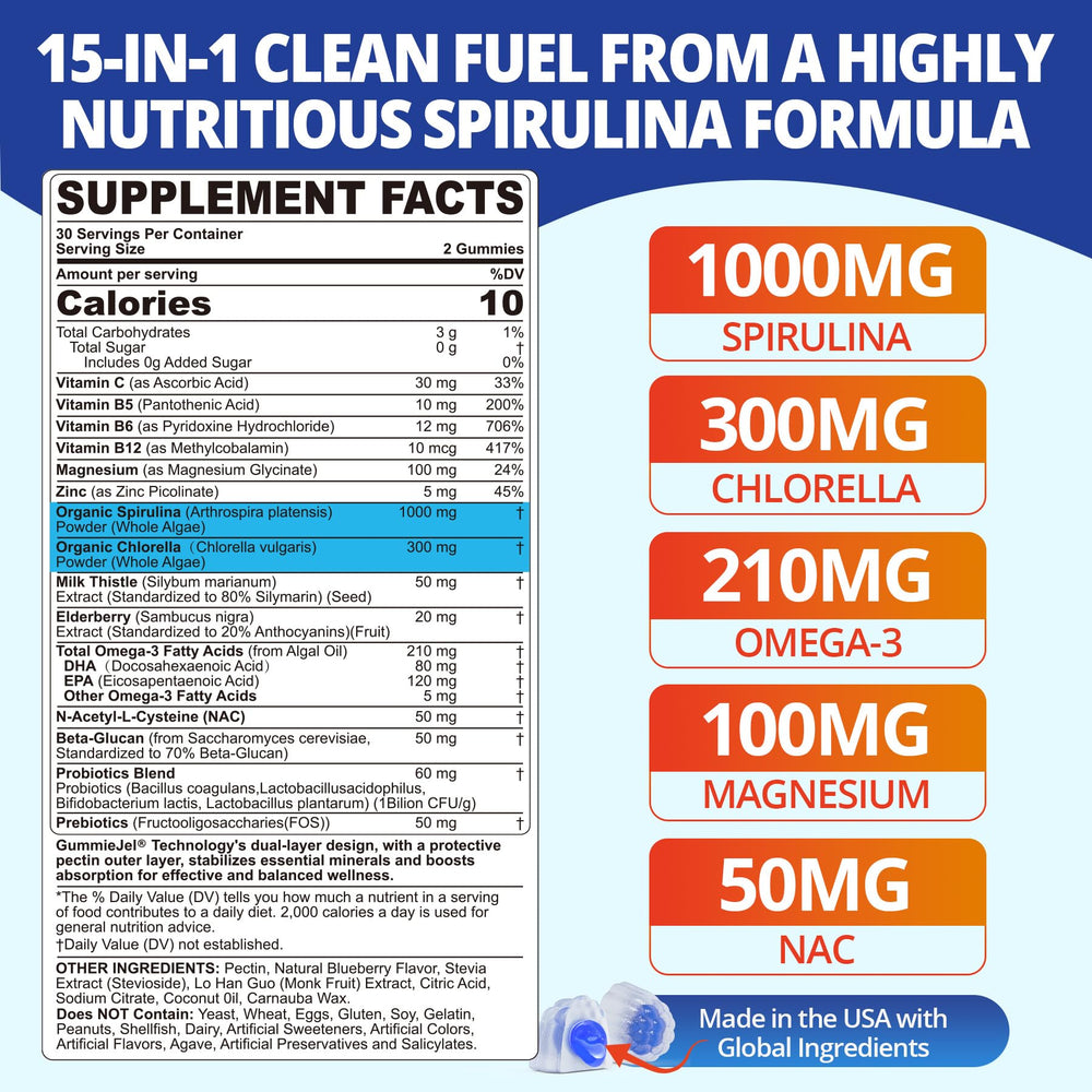 LILICARE bottle back shows ingredients and sugar-free, plant-based formula.