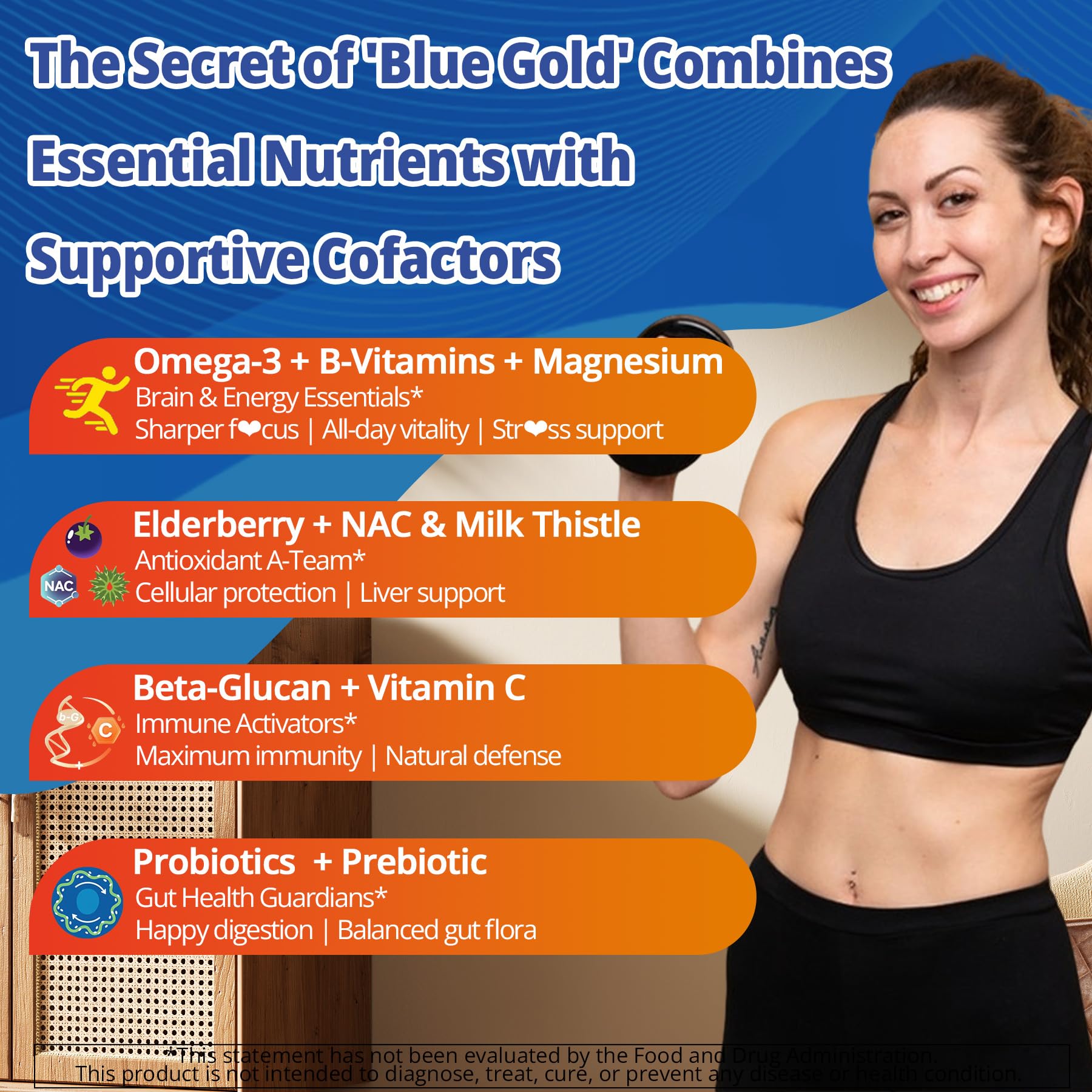 Daily-use pack shows easy, on-the-go wellness.