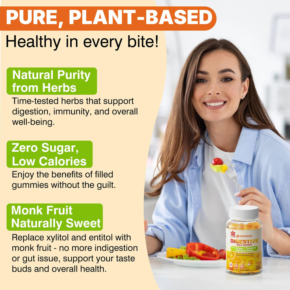 LILICARE Quercetin Vitamin D3 image suggests immune support alongside digestion.