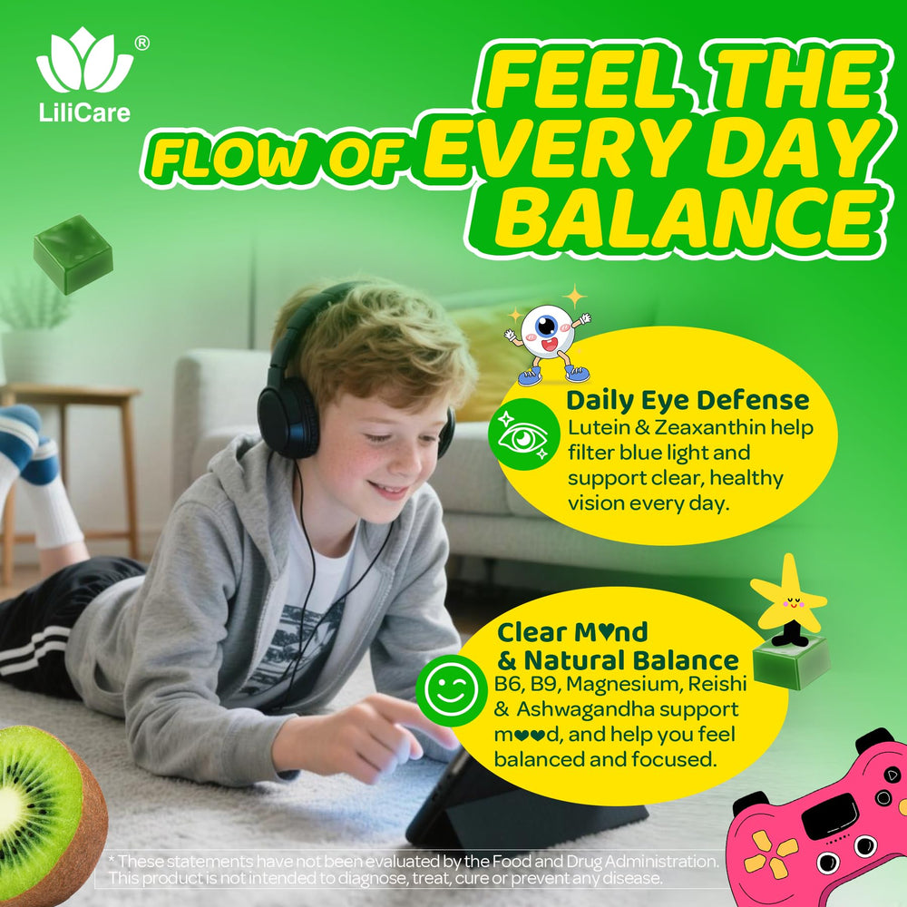 LILICARE Super Greens energy-focused formula with B vitamins for steady vitality