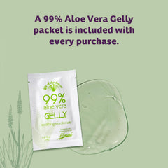 Lily Of The Desert Aloe Vera Gelly application shows easy layering under makeup