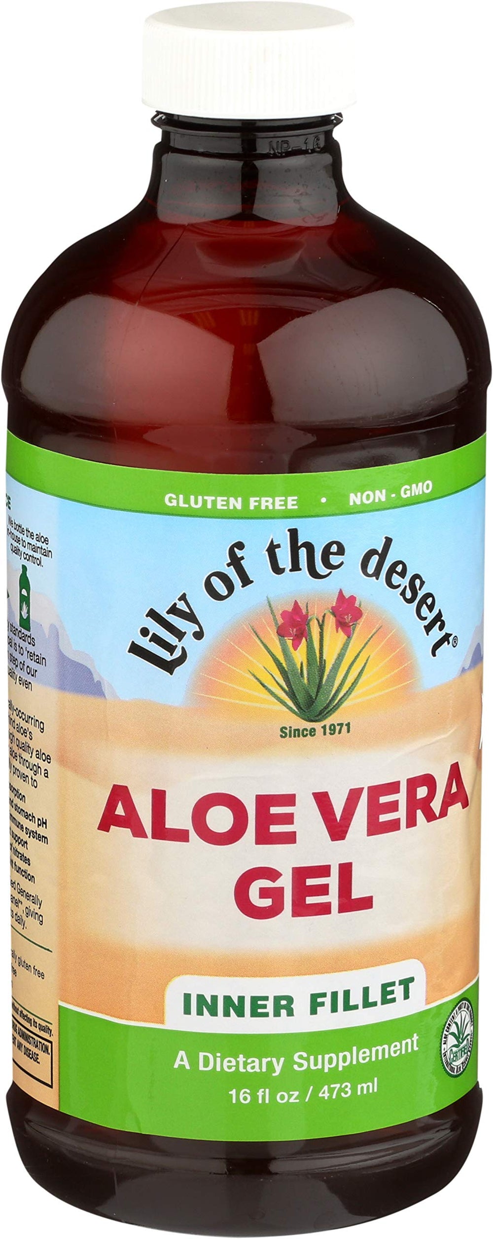 Lily Of The Desert Aloe Vera Gel bottle for daily digestion support