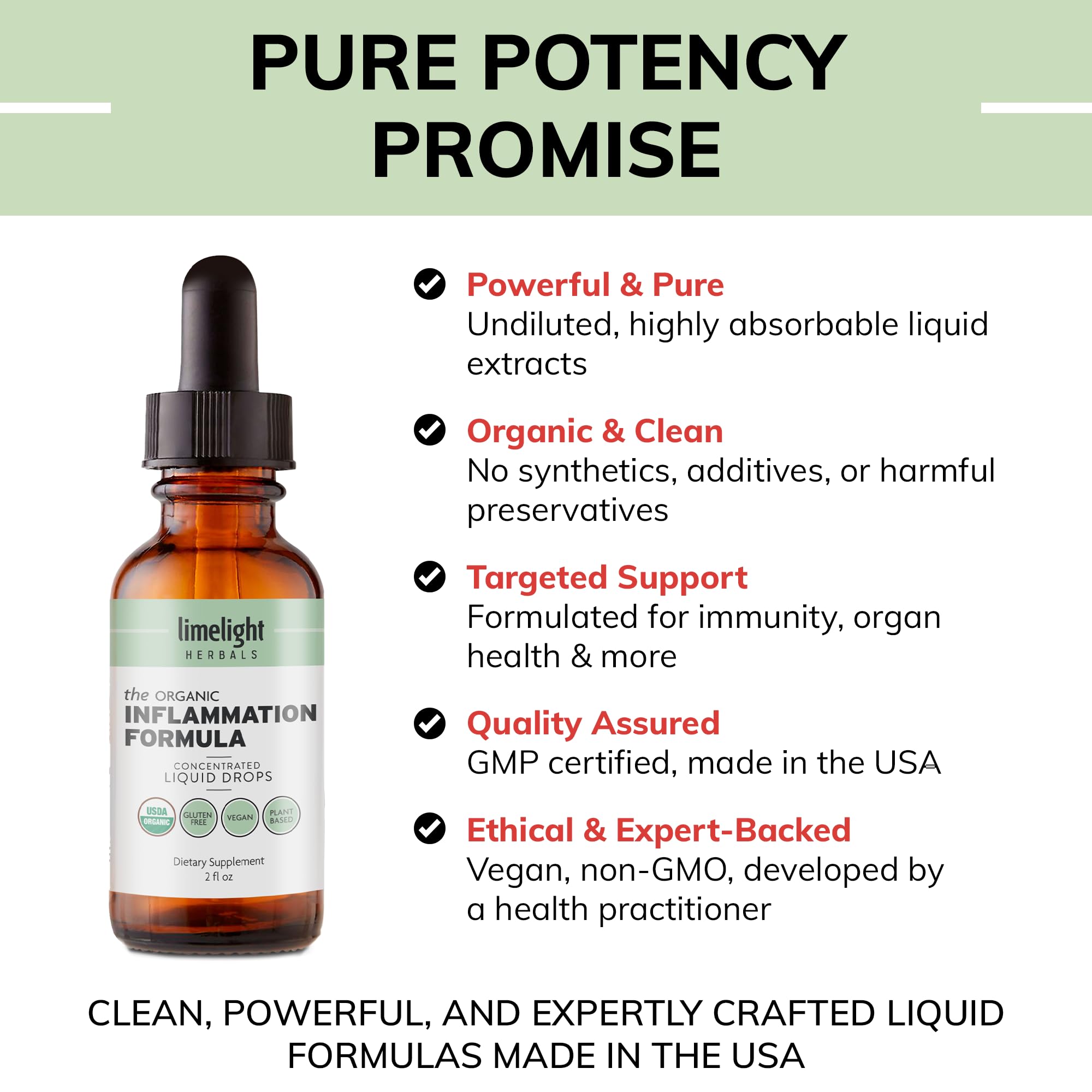Limelight Herbals 60 servings label for a monthly wellness routine.