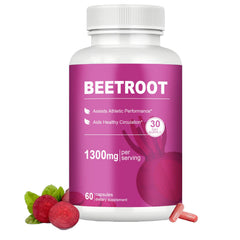 LIMYGOO Beet Root Capsules bottle front showing natural energy support.