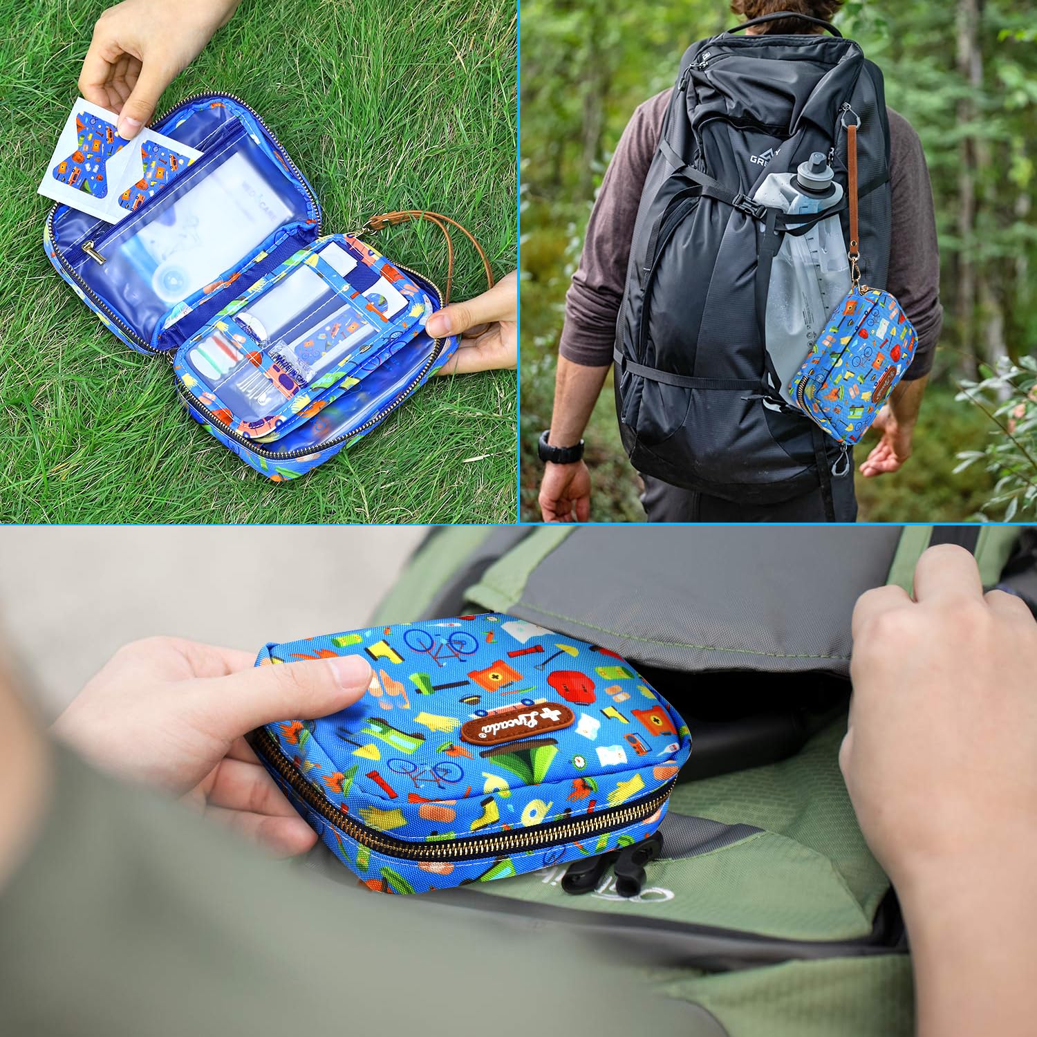 Lincada kid-friendly first aid items help care for children on outings.