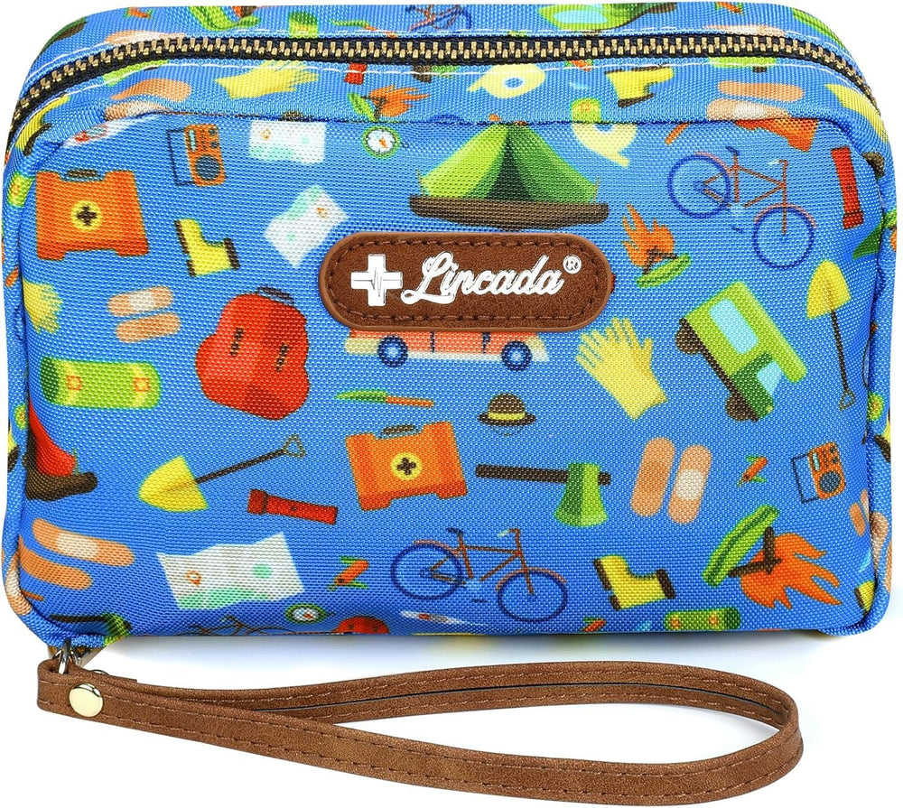 Lincada travel first aid kit open case enables quick on-the-go access.