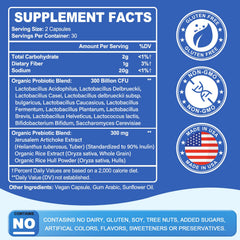 Label highlights 12 probiotic strains for broad digestive support
