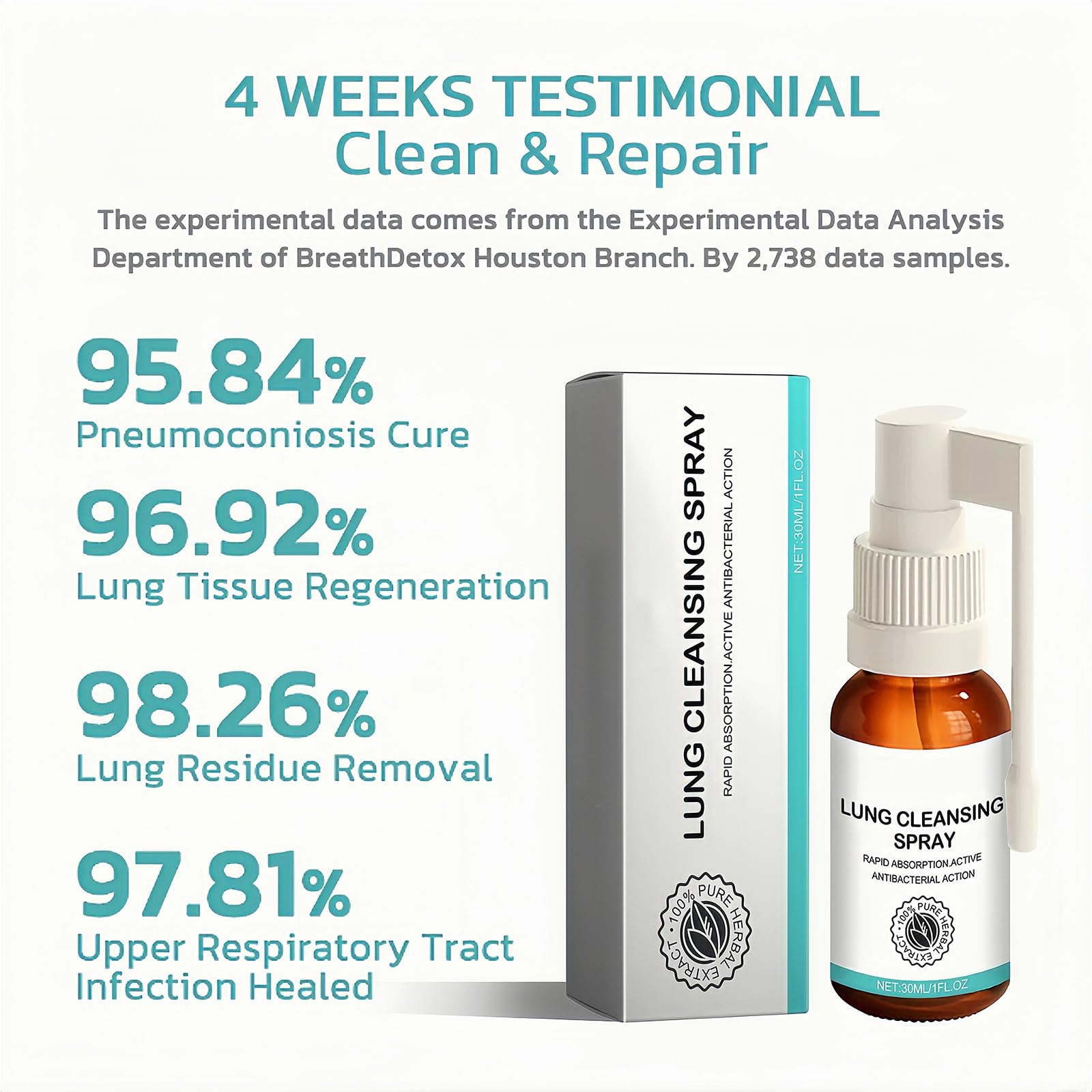 Linpel Cleansing Spray mullein leaf presentation emphasizing natural respiratory care.