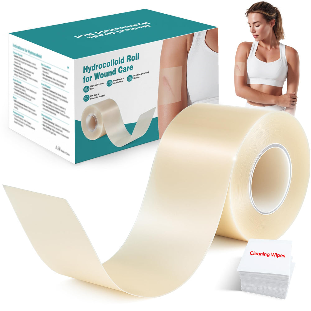 LinToButy Derm Tape hydrocolloid roll cut-to-size for precise wound coverage