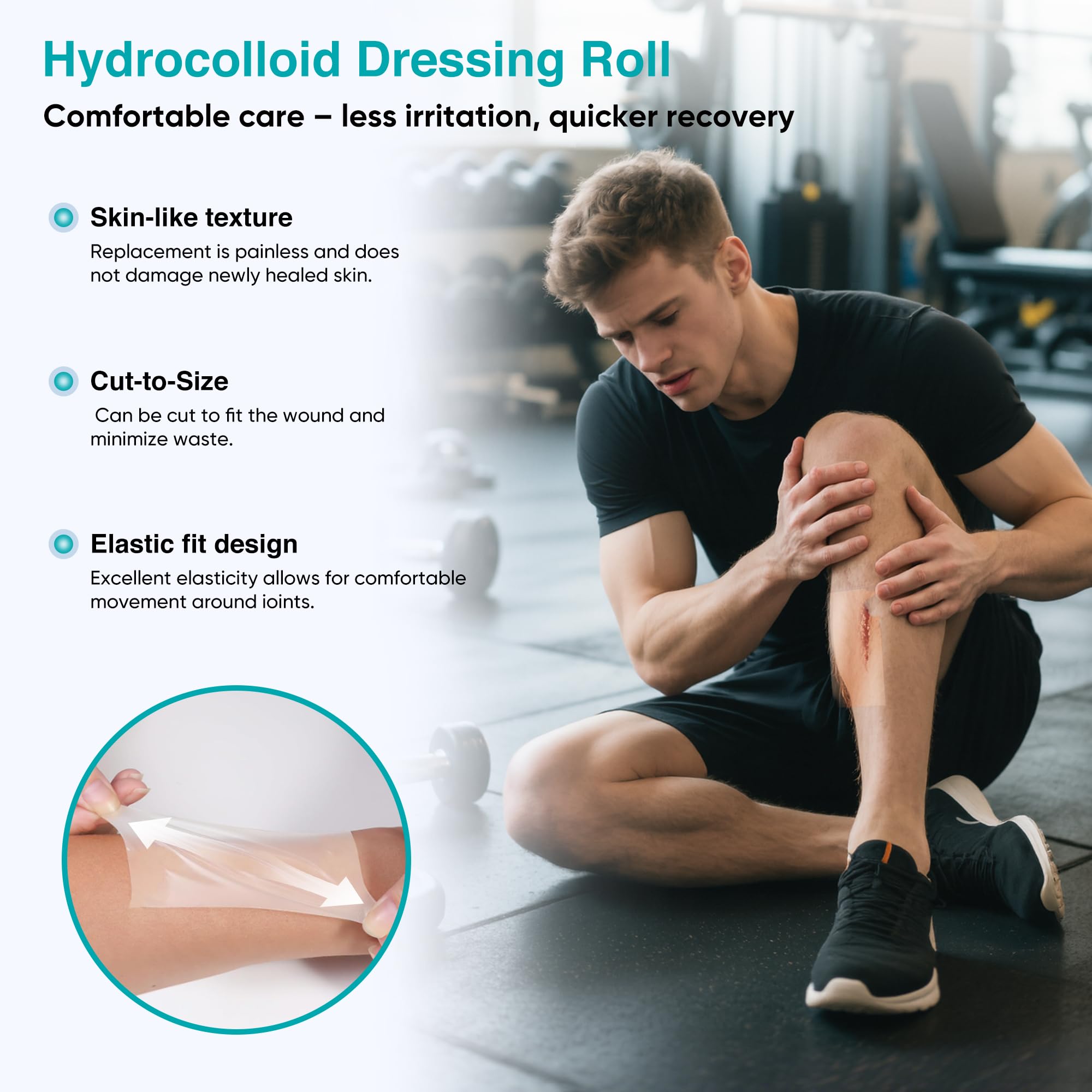 LinToButy skin-friendly hydrocolloid tape suitable for sensitive skin
