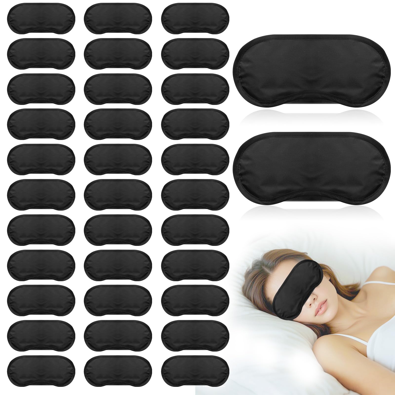 Lipetol 40-pack eye mask bulk pack for group events and travel.
