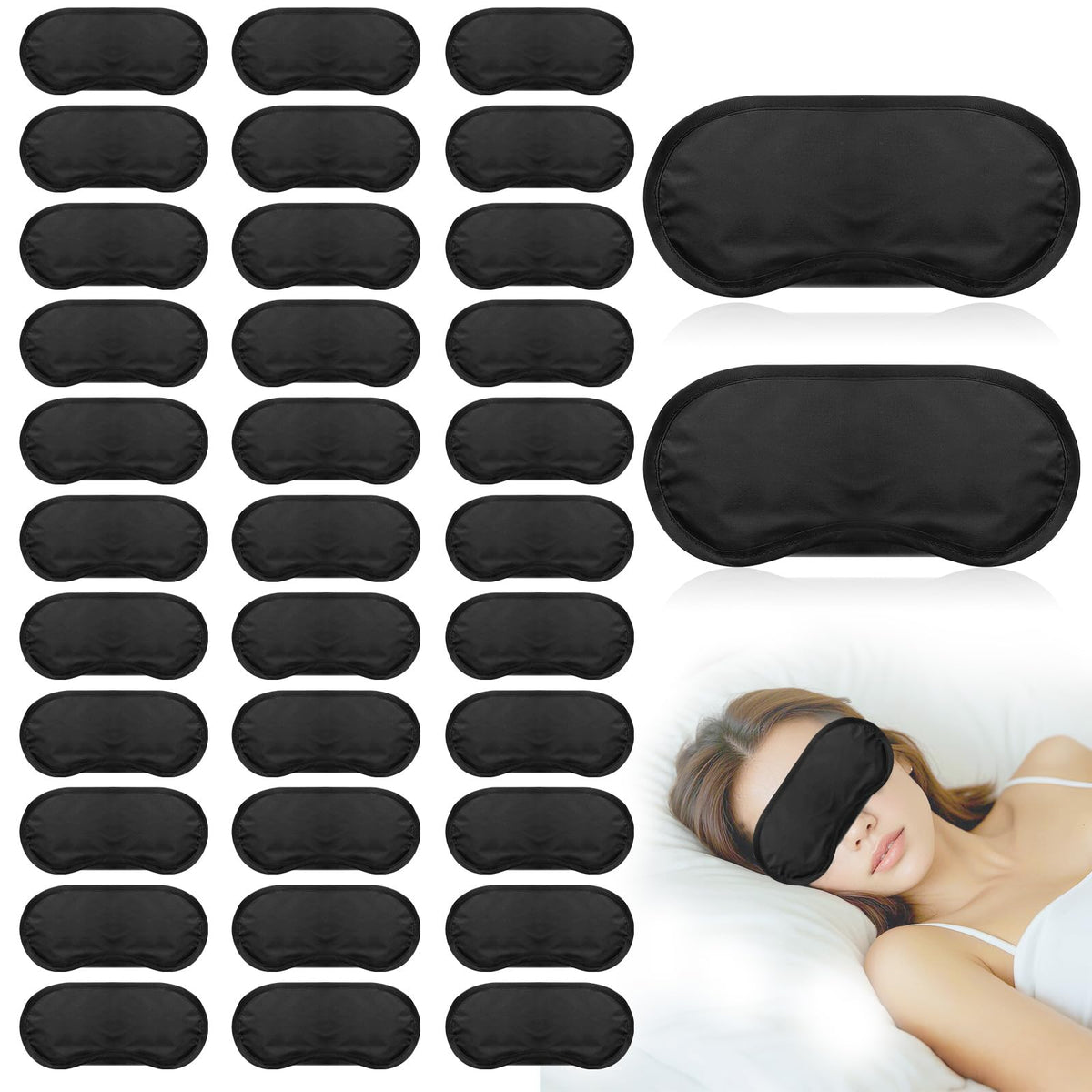 Lipetol 40-pack eye mask bulk pack for group events and travel.