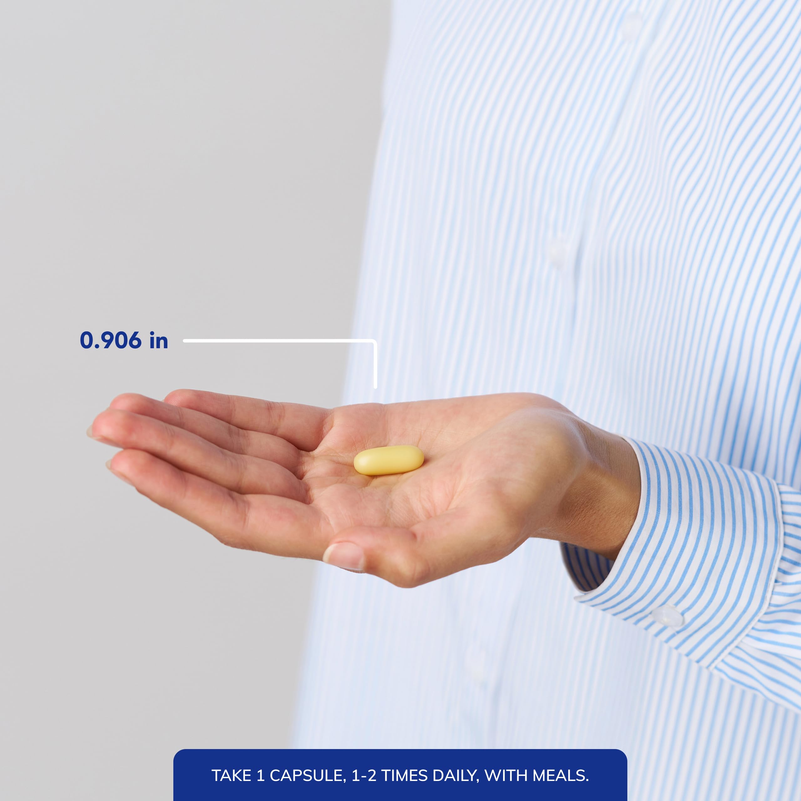 Closeup of liposomal glutathione softgel capsules