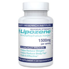 Lipozene mega bottle 120 capsules on counter supports daily appetite management.