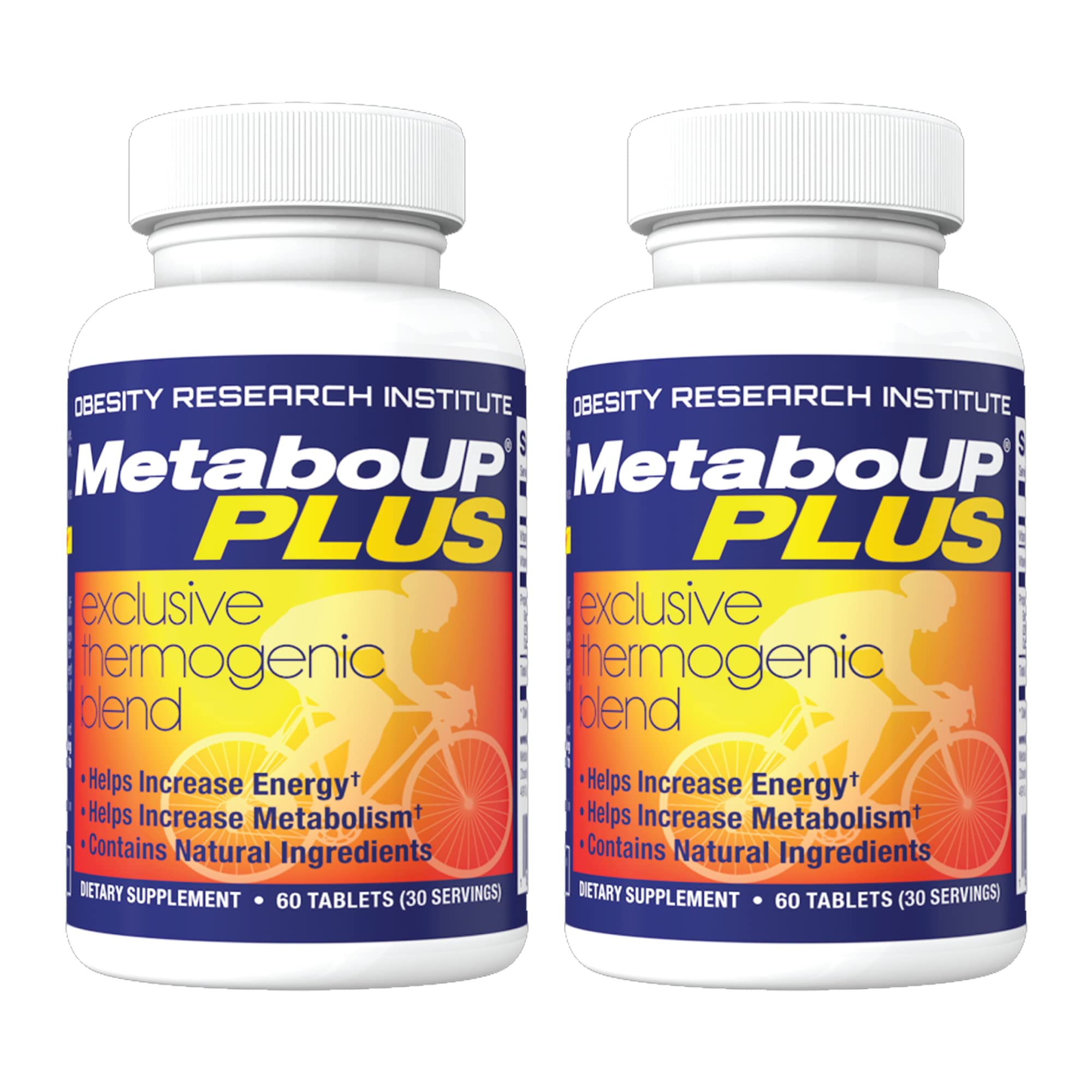 Lipozene MetaboUp Plus bottle front shows energy-boosting formula.