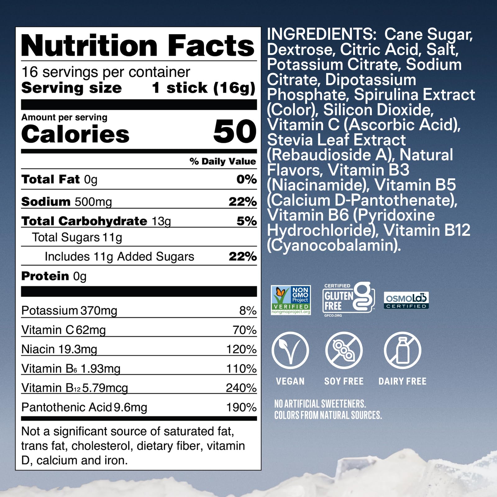 Liquid I.V Arctic Raspberry single-serving packet ready for on-the-go hydration