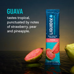 Liquid I.V. Guava electrolyte powder with vitamins for hydration support