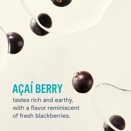 Liquid I.V. Hydration Multiplier Acai Berry glass shows a bright, flavorful drink
