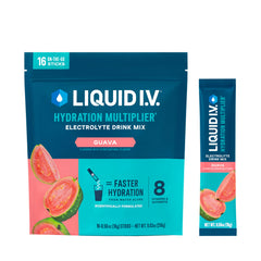Liquid I.V. Hydration Multiplier Guava powder in a tub for on-the-go hydration