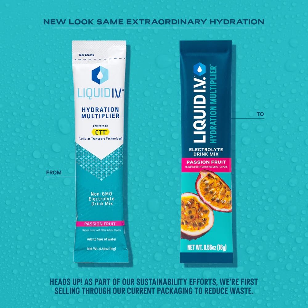 Liquid I.V. Hydration Multiplier cup mix with electrolytes for sustained energy
