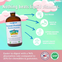 LIQUIDHEALTH Prenatal measuring spoon enables precise daily dose for expectant moms.