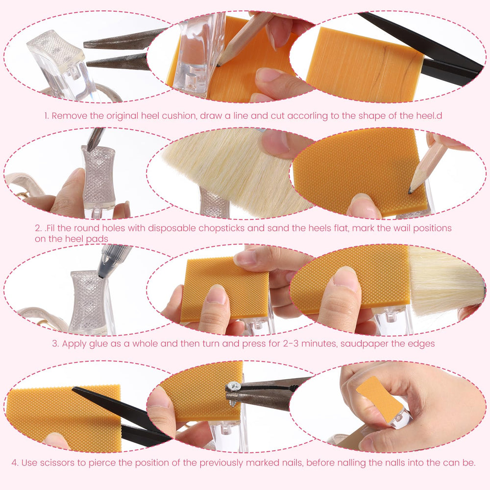 LIQWEI 6.2 cm square patches are easy to trim.