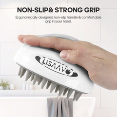 LISAAVO brush with detachable heads for adjustable softness