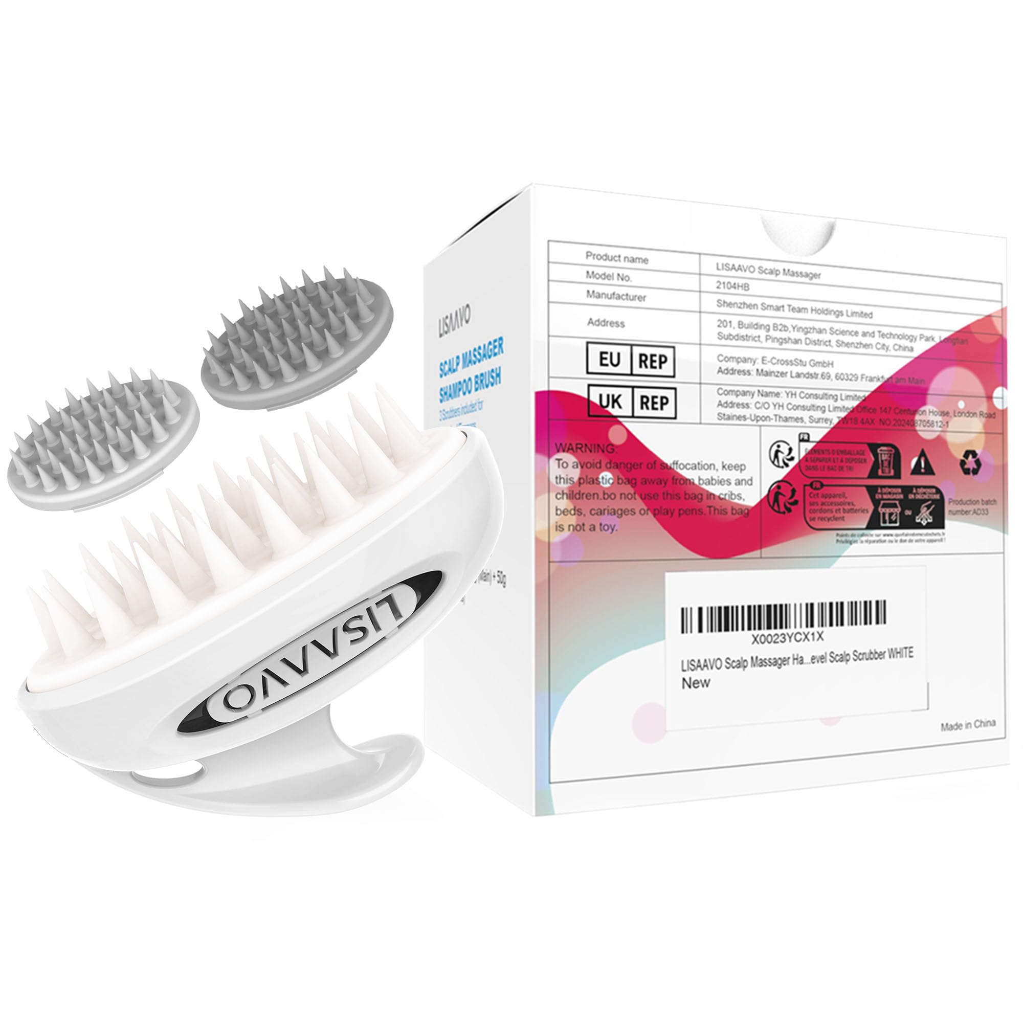 LISAAVO lightweight 65g brush for easy handling