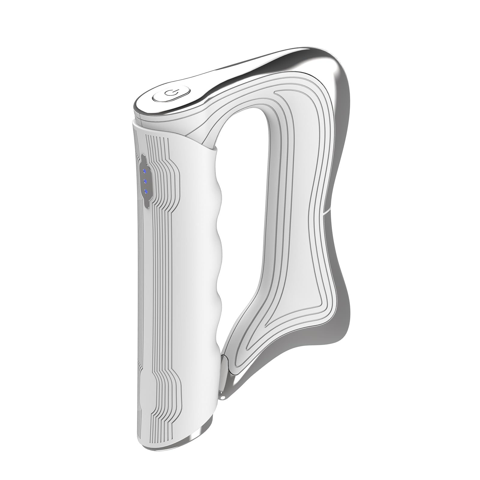 Lisxeoc fascia knife front view shows ergonomic grip for precise massage