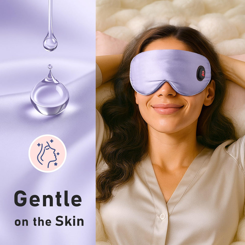 LitBear travel-friendly eye mask with compact design for on-the-go warmth.