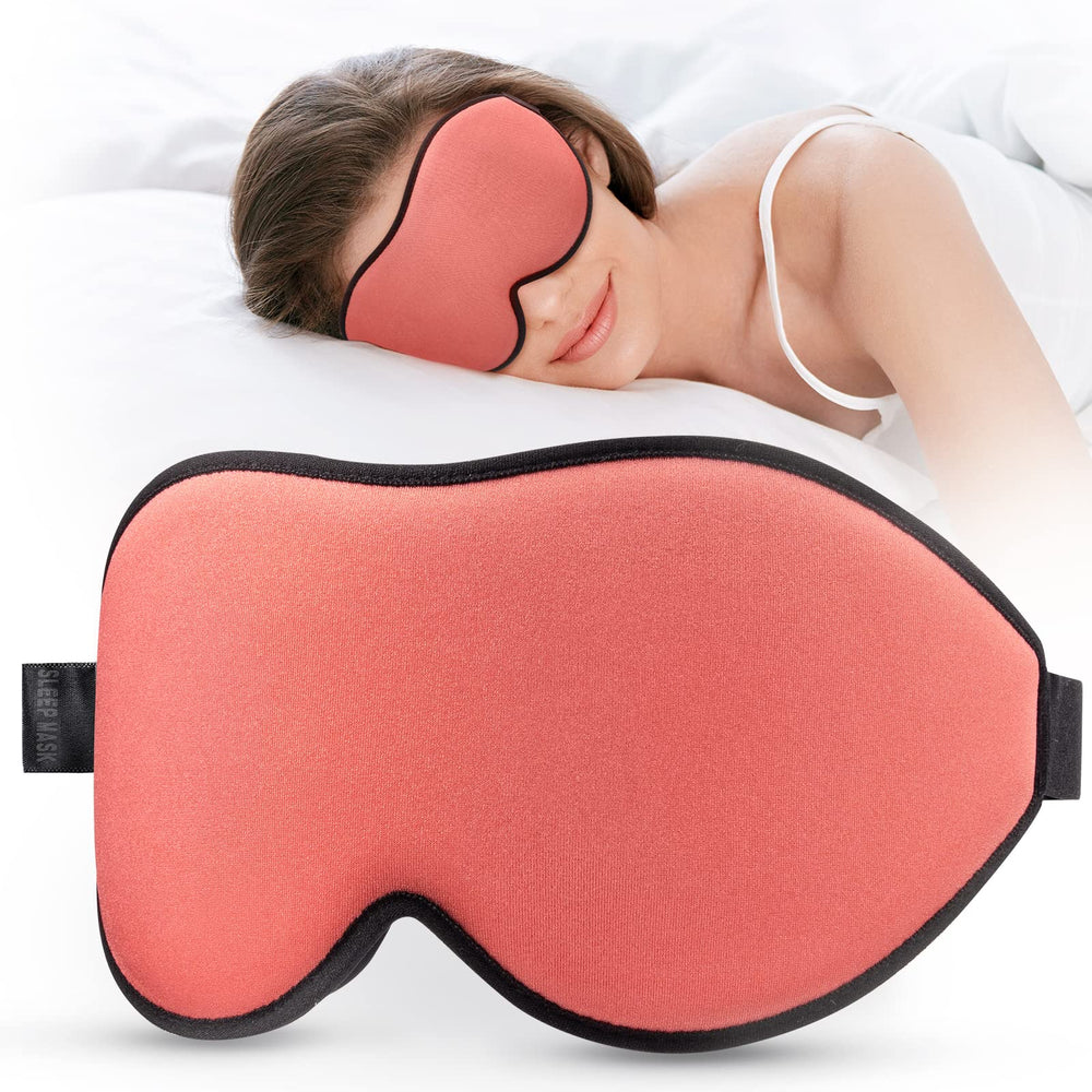 LitBear sleep mask nose-bridge focus for deeper darkness and comfortable sleep.