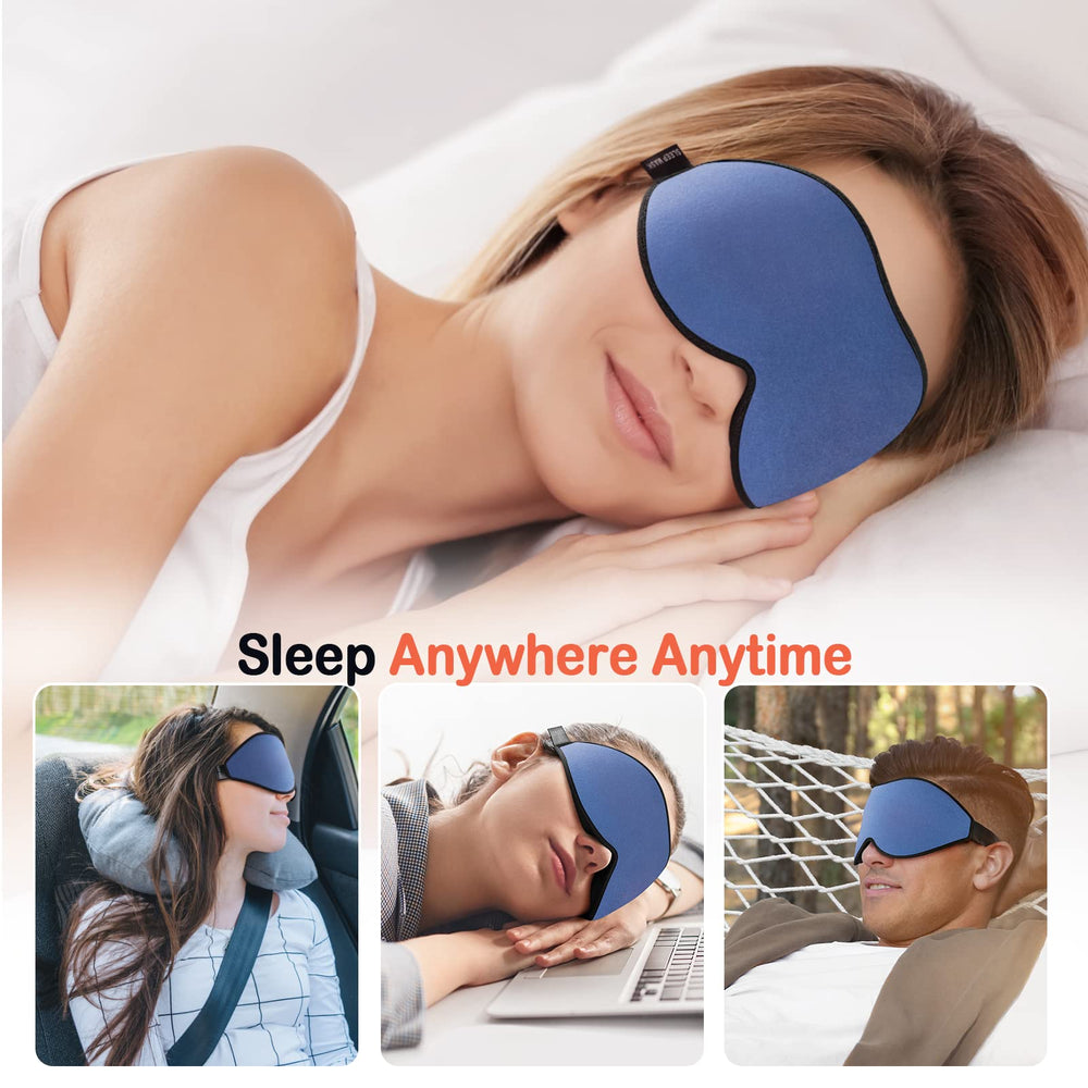 LitBear Sleep Mask is travel-ready with compact design for on-the-go rest.
