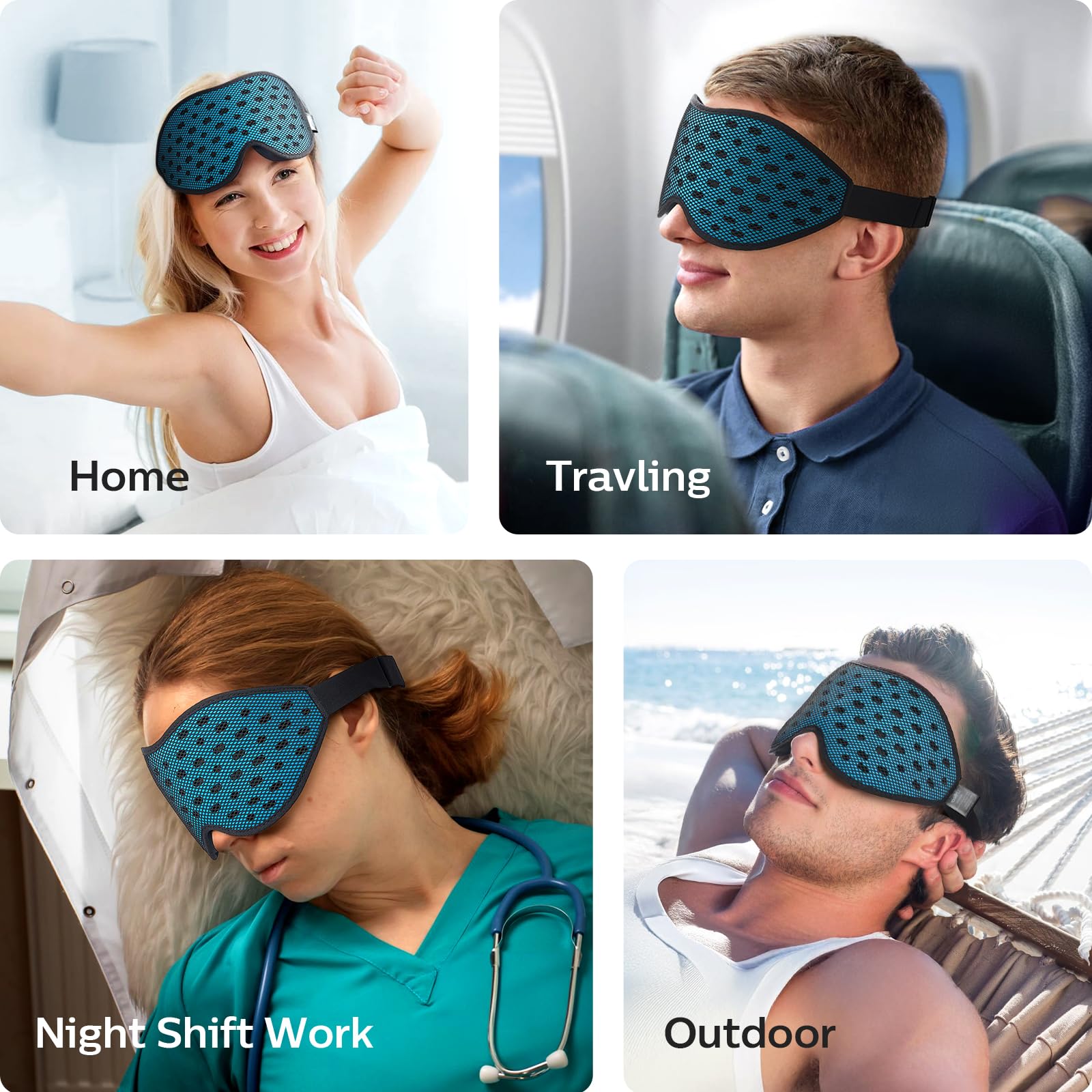 LitBear travel-friendly, quick-dry mask designed for busy schedules.