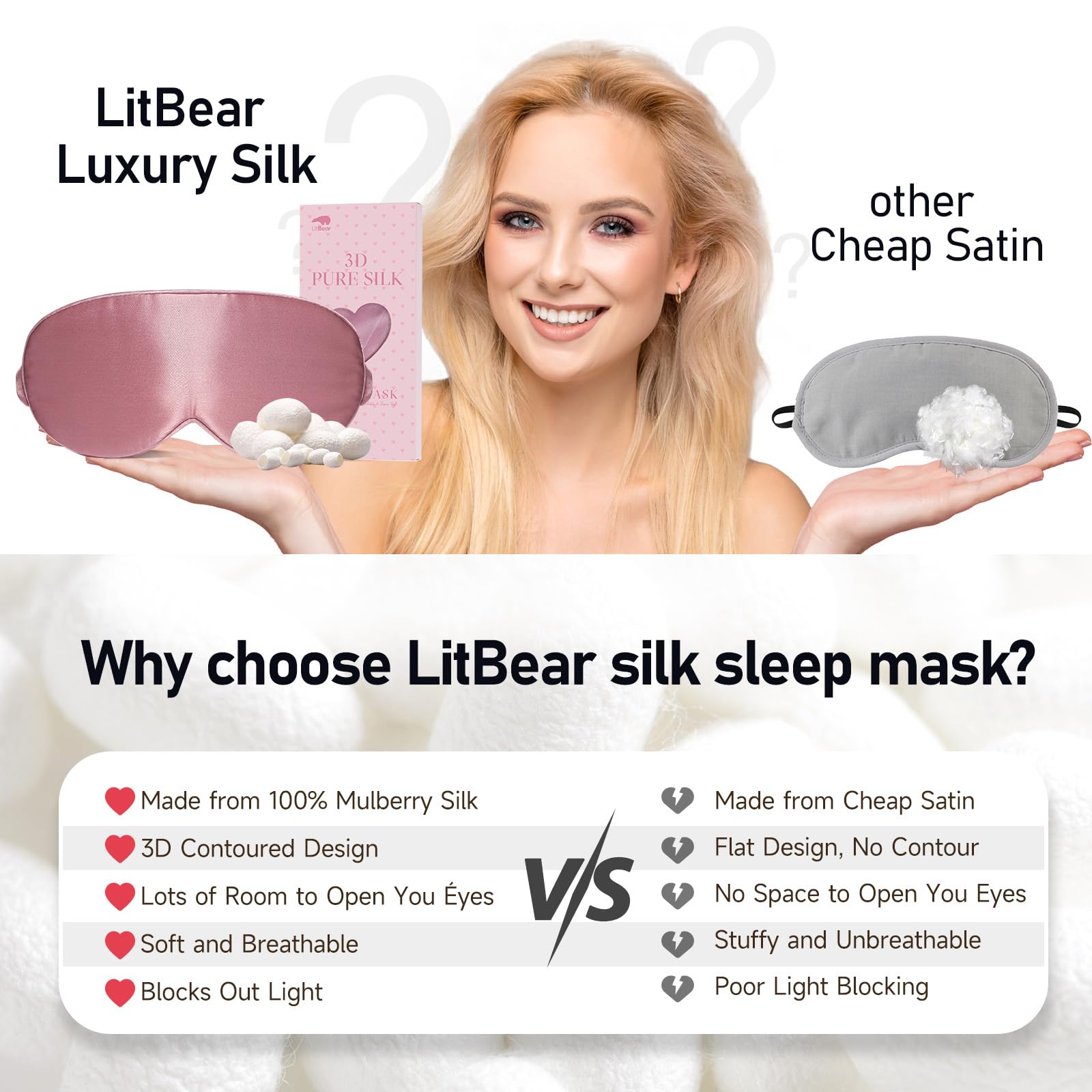 LitBear travel-friendly mask blocks light during red-eye trips