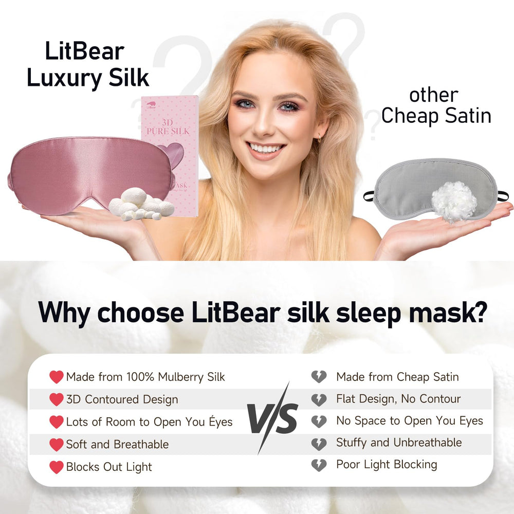 LitBear travel-friendly mask blocks light during red-eye trips
