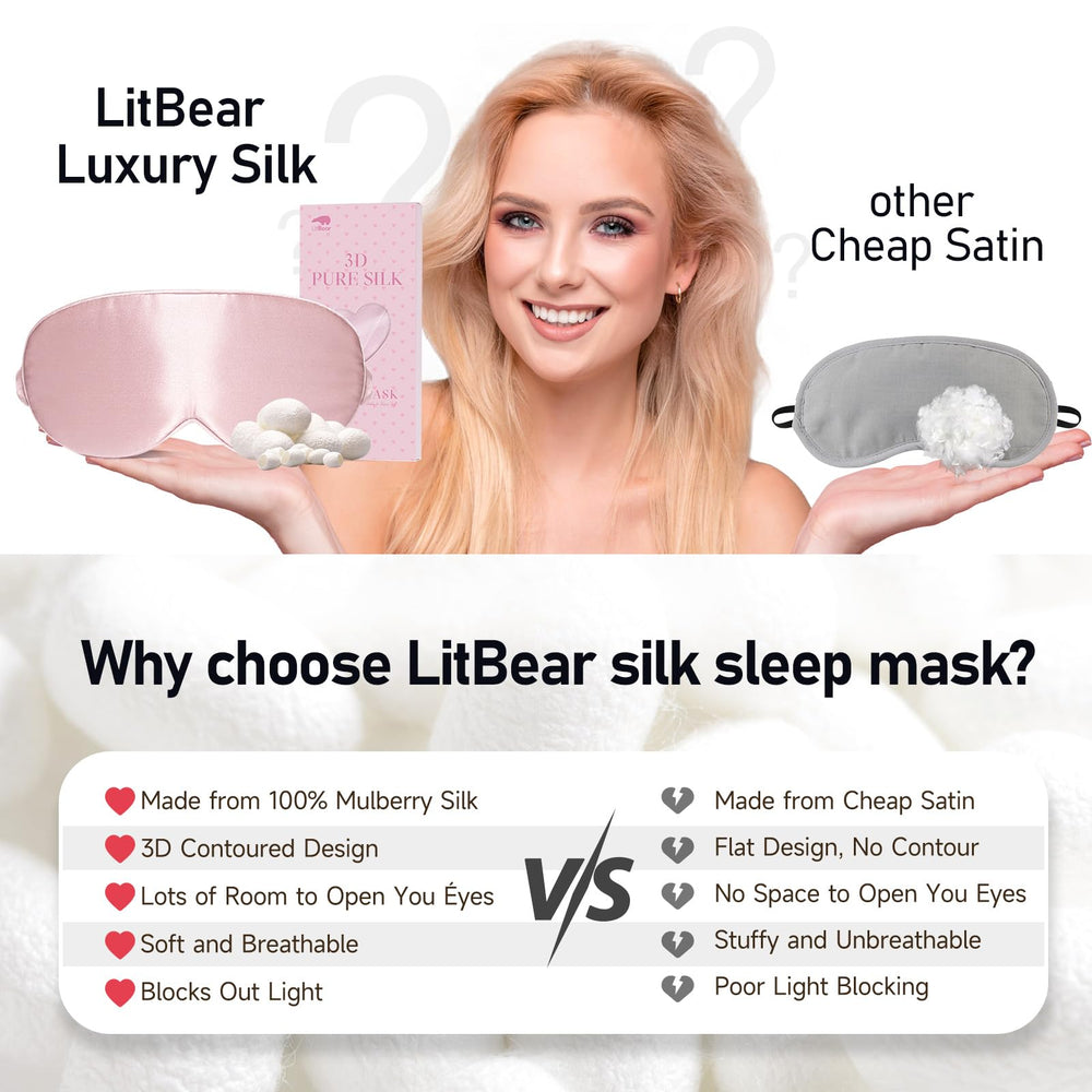 LitBear travel-friendly mask suitable for flights and hotels.