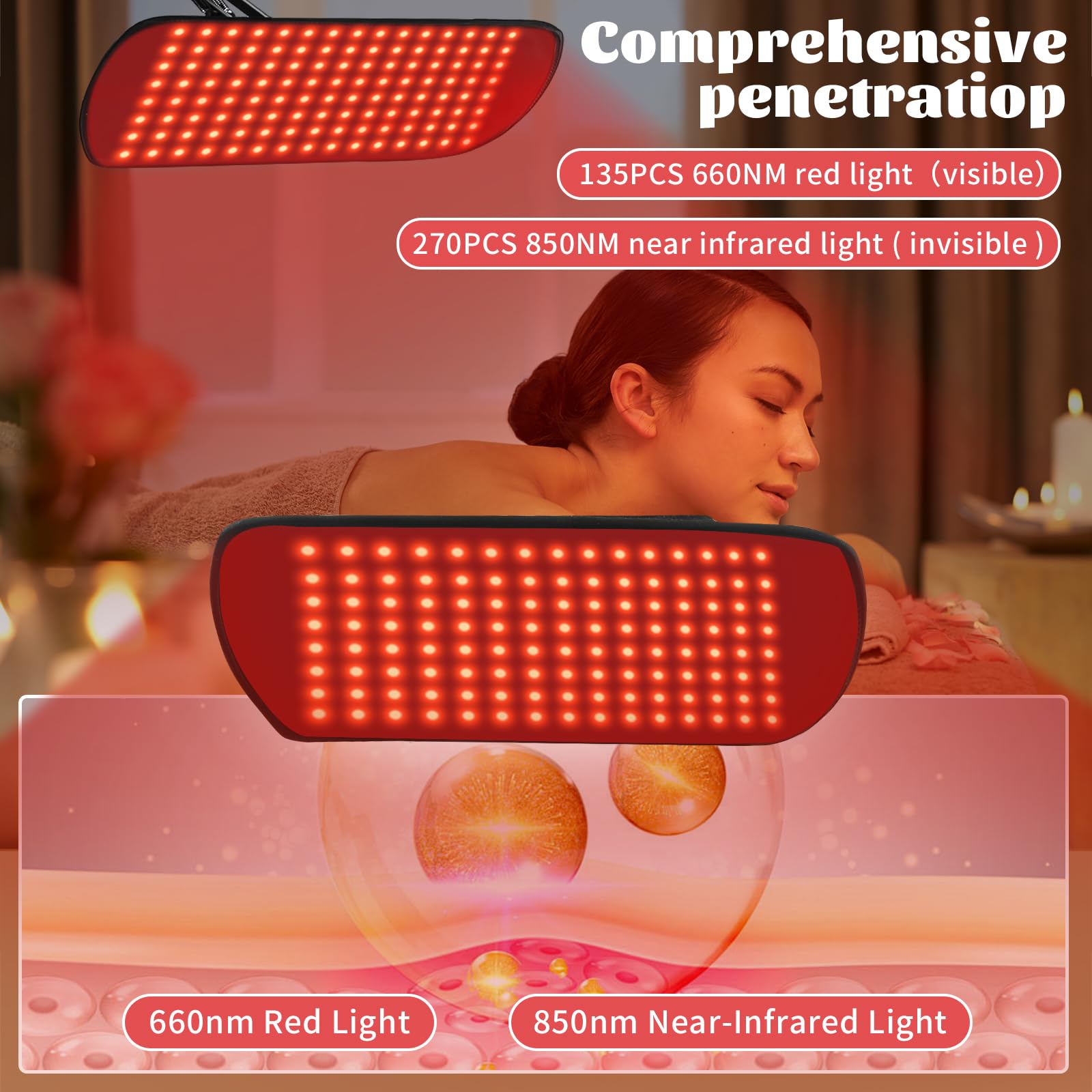 LitDUCK light pad with strap enables flexible, hands-free placement.