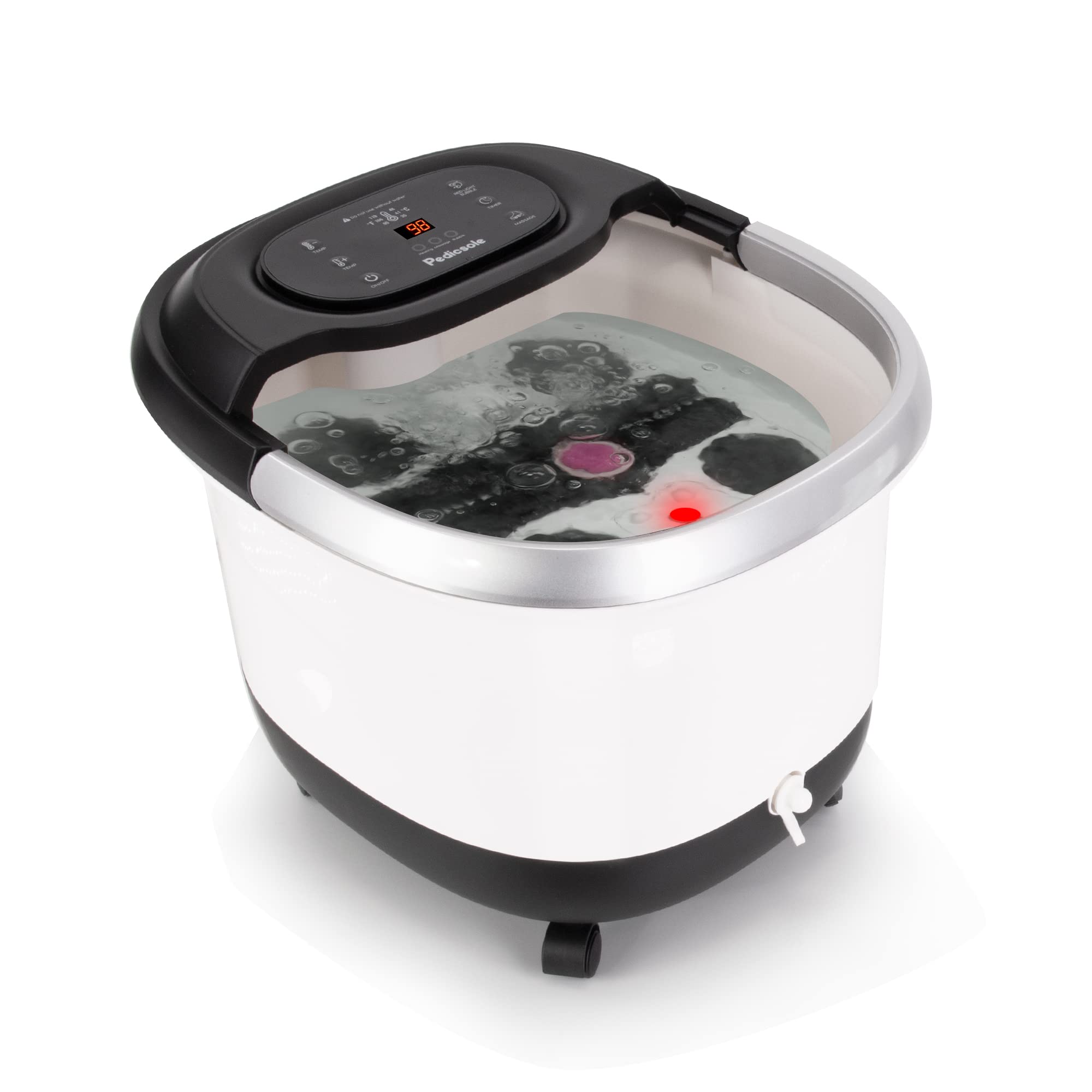 Lite Delight foot spa front view for at home relaxation and foot care
