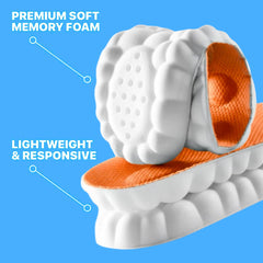 LiteShoe 4D Steppers insoles inside a shoe demonstrating in-shoe fit and comfort