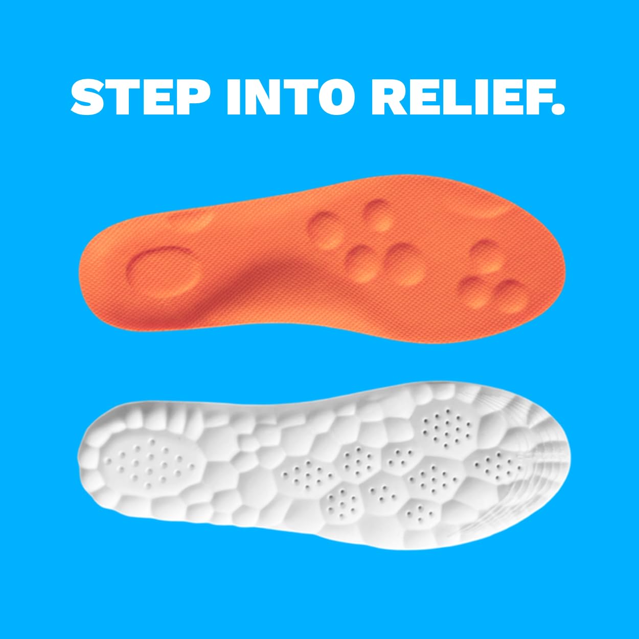 LiteShoe 4D Steppers insoles trim-to-fit feature enables customizable sizing