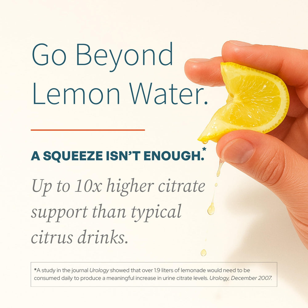 LithoLyte works with water or juice for easy beverage enrichment.